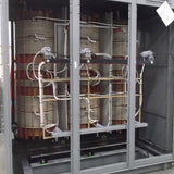 Non-encapsulated VPI dry type distribution transformers